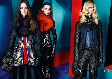 炫彩世界 Etro 2012秋冬服装广告大片